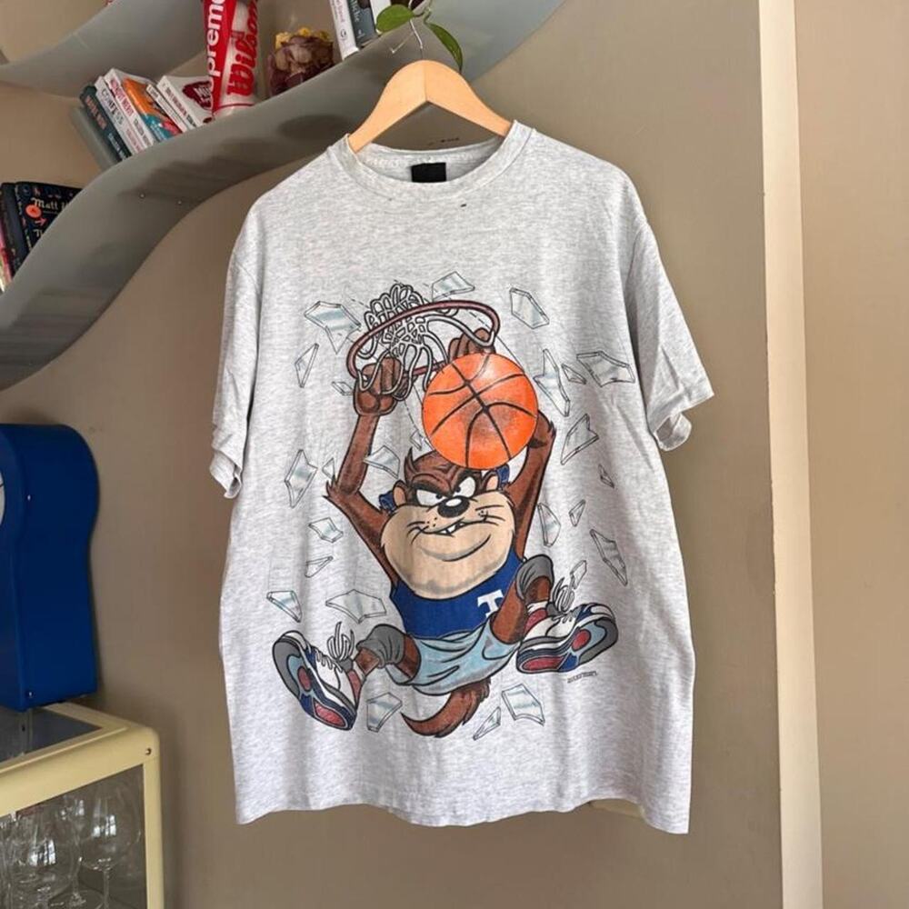 Vintage 1993 Taz Shattered Backboard Shirt
